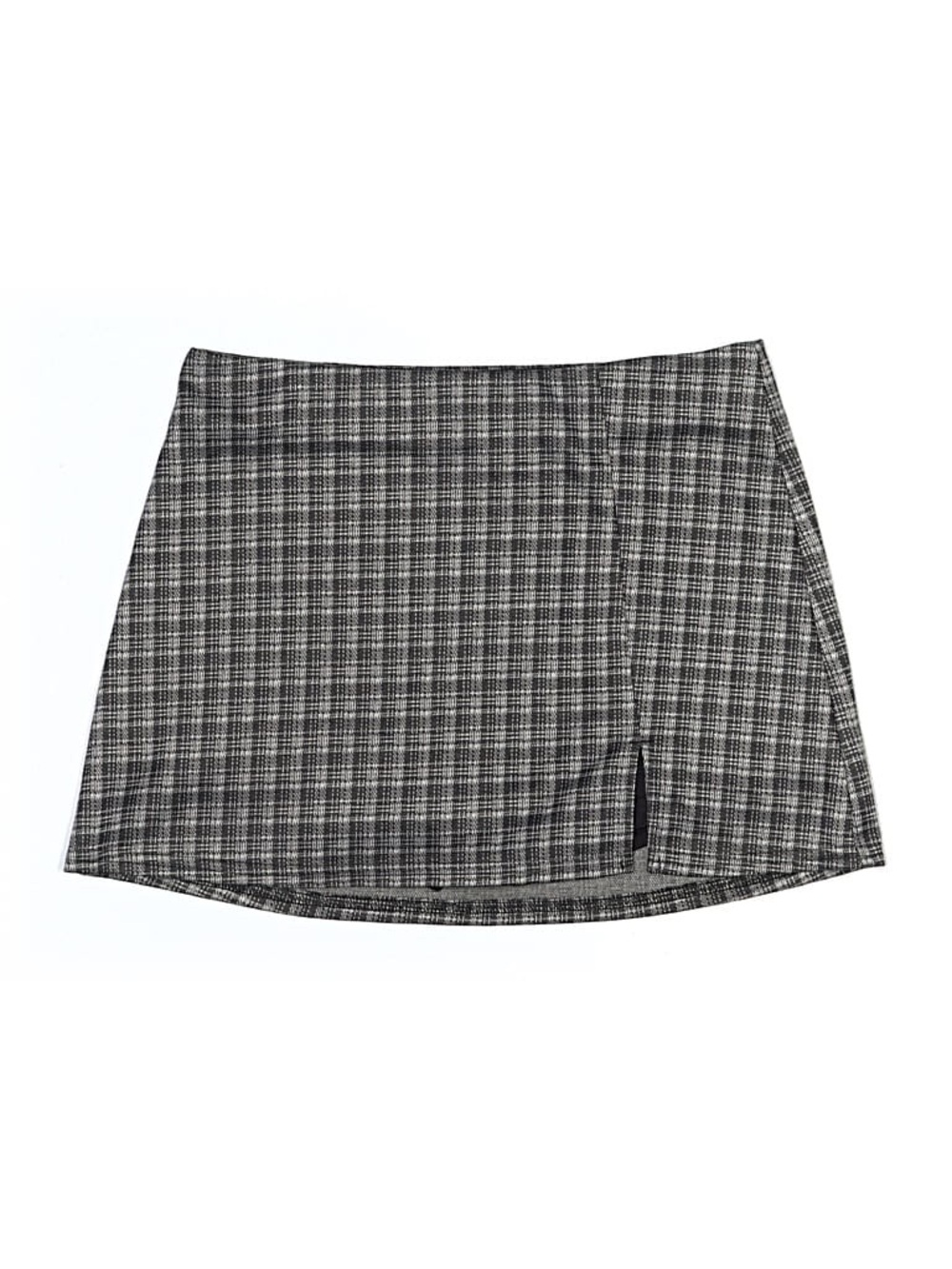 American Eagle Plaid Knit Mini Skirt Skort Size M